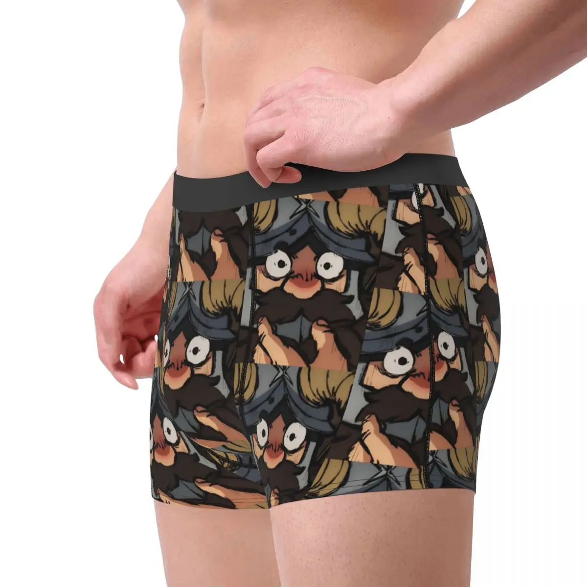 Novelty Boxer Delicious In Dungeon Meshi Senshi Shorts Panties Briefs Man Underwear Anime Breathable Underpants for Homme