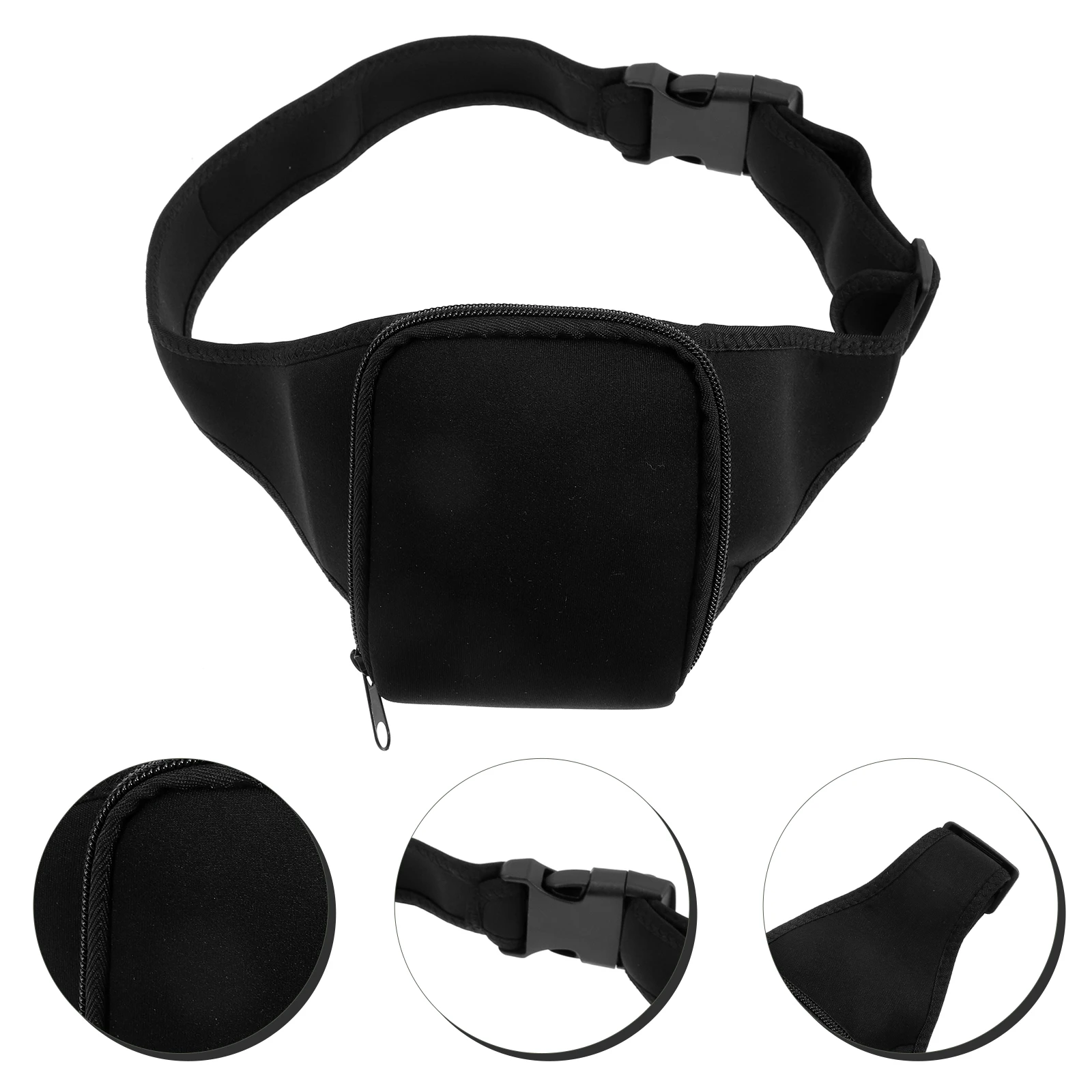 

Adjustable Mic Waist Bag Portable Polyester Microphone Storage Belt For Sports Outdoor Use Durable Reinforced