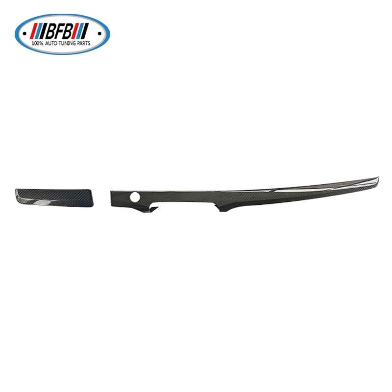 For Ford Mustang Mach-E Real Carbon Fiber Interior trims Dashboard Panel Cover