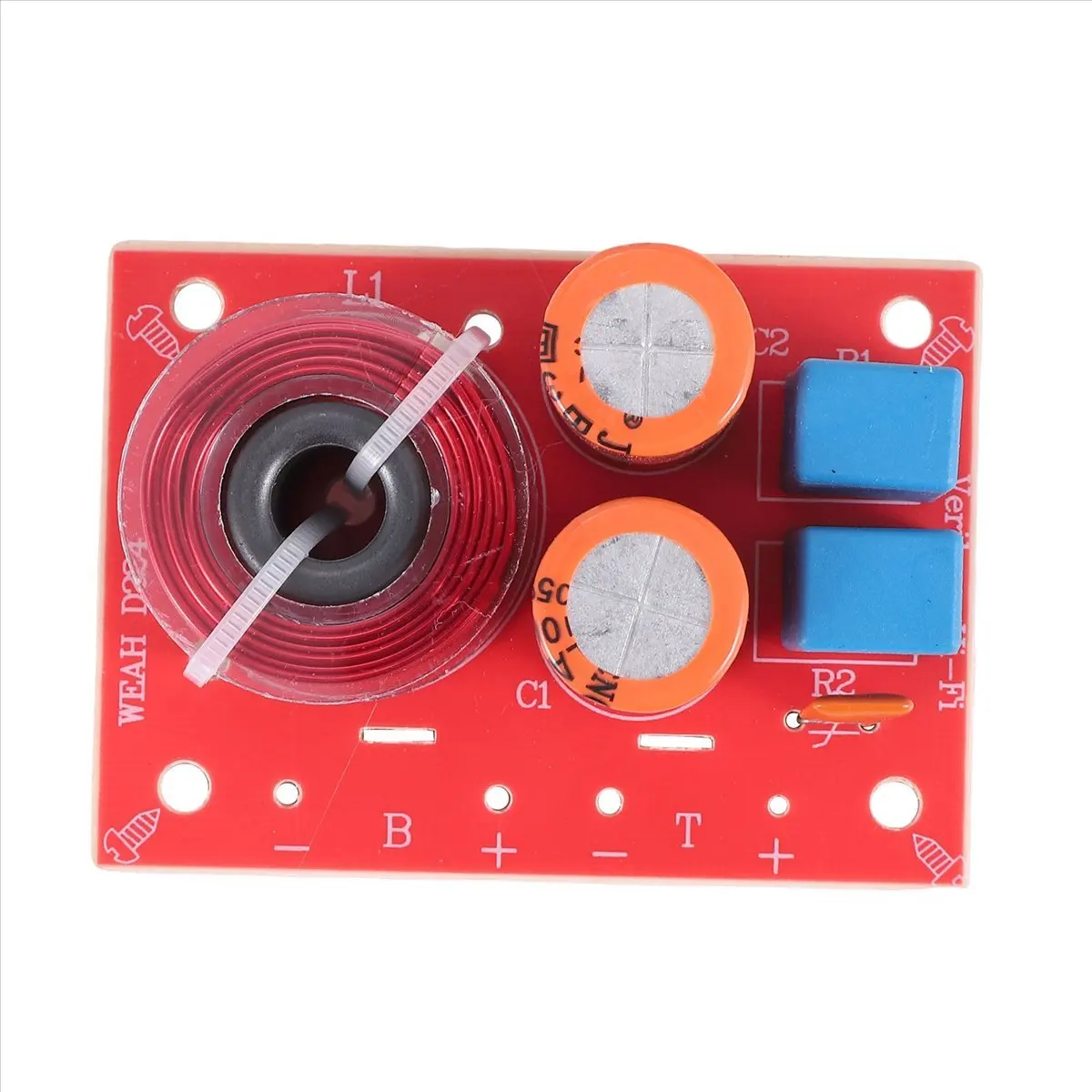 [NEW] 2Pcs 2 Way 80W Diy Speaker Filter Circuit Treble Frequency Divider Home Theater Hifi Stereo Audio Crossover Filter