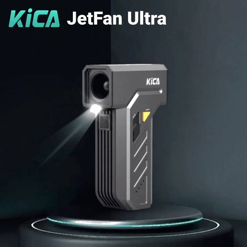 

KICA Jetfan Ultra Compressed Air Duster Electric Blower 45m/s Portable Cordless 116000 RPM Rechargeable , 4000mAh