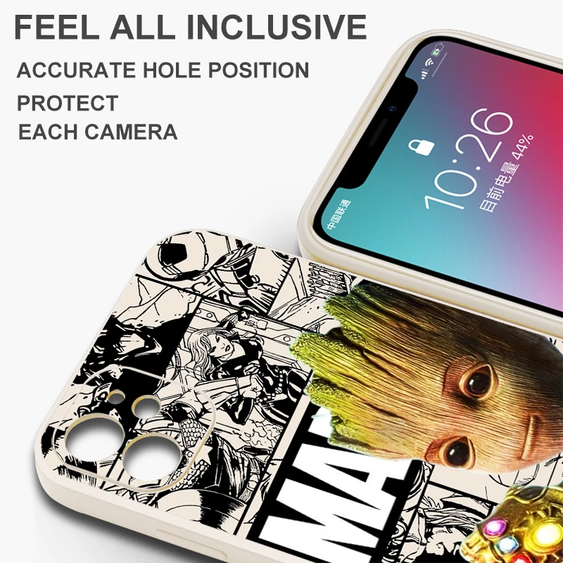 Avengers Spiderman Groot Phone Case For OPPO FIND X5 X3 X2 Pro Lite Neo OPPO Reno 9 8 7 Pro Lite 8T 8Z 7Z 5G Funda Carcasa