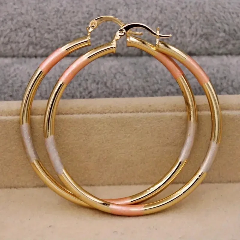 Charming Copper Hoop Earrings - Bohemian Chic & Timeless Vintage - Perfect Vacation Accessory for Wedding Anniversaries