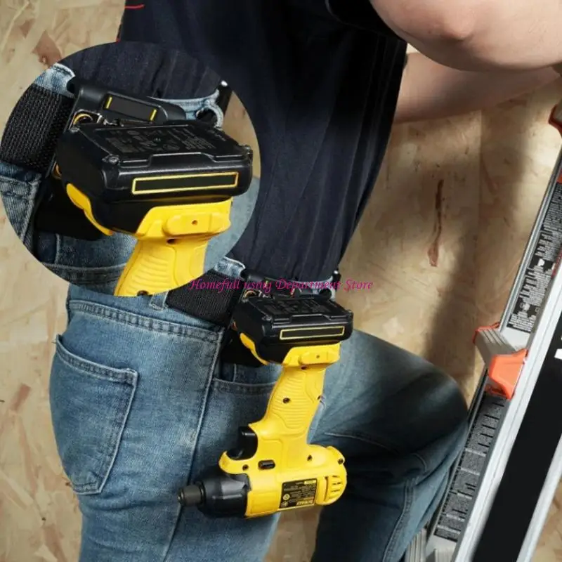 

Waist Worn MultiTool Organizers for Hammer Drill Measuring Tapes Steel Nylon Construction Drill Holder Worksites Gear