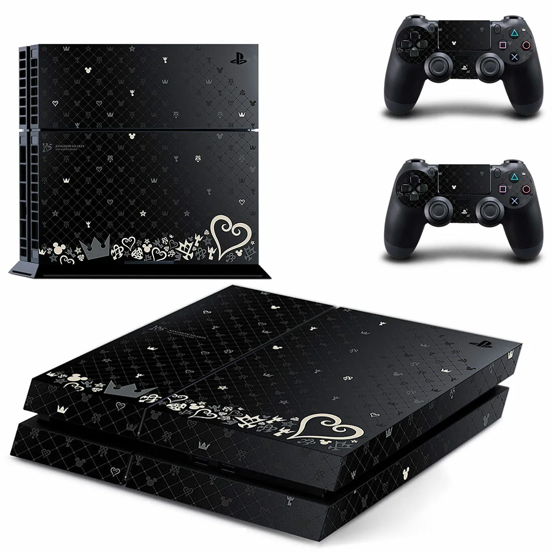 Kingdom Hearts PS4 Skin Aufkleber Aufkleber Cover Schutz für Konsole und Controller Skins Vinyl