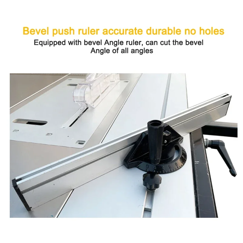 Multi-function Woodworking Push Table Saw Foldable Brushless Rocker Arm Precision Workbench Portable Folding Tables For Workshop