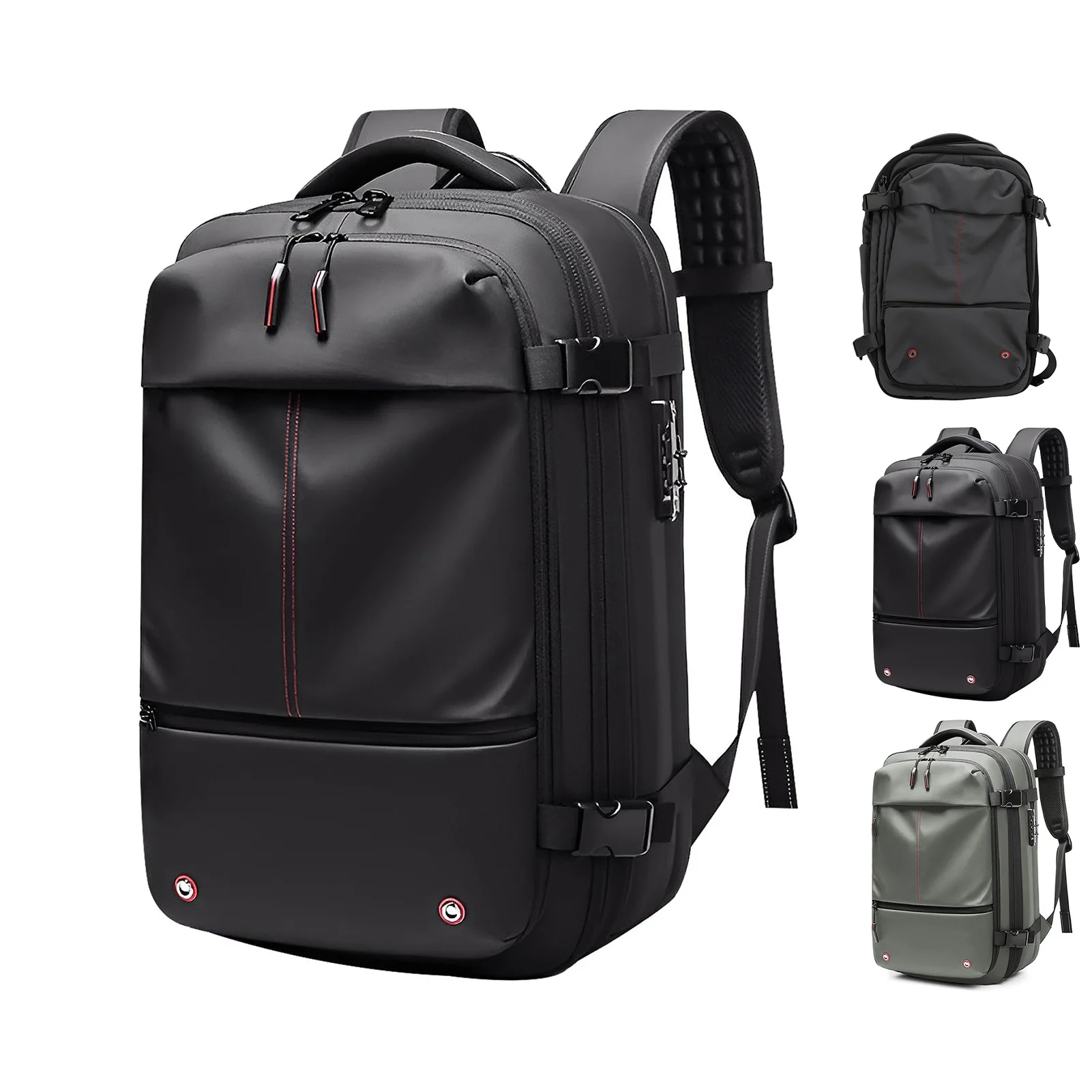 

19 Inch Vacuum Backpack Waterproof Expandable Travel Backpack Casual Multipurpose Stylish 19 Inch with Vacuum Pump for Business