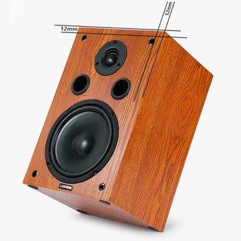200W 6.5 inch desktop two-way speaker high power HiFi audio speaker passive bookshelf surround home theater speaker sound box