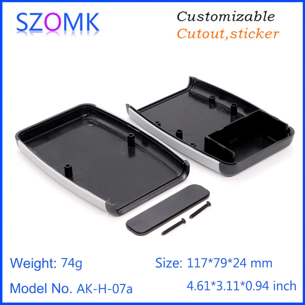 1Piece 117*79*24mm szomk 9V battery holder plastic enclosure for electronics junction housing hot selling abs plastic case