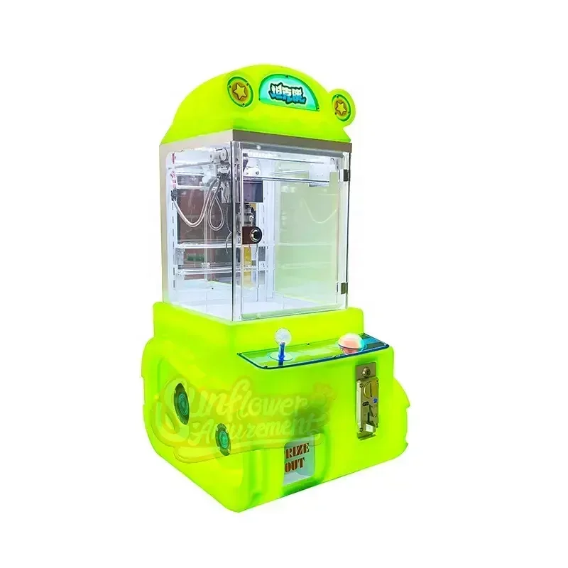 

Colorful Doll Machine Coin Operated Game Machines Mini Plush Toy Claw Crane Machine