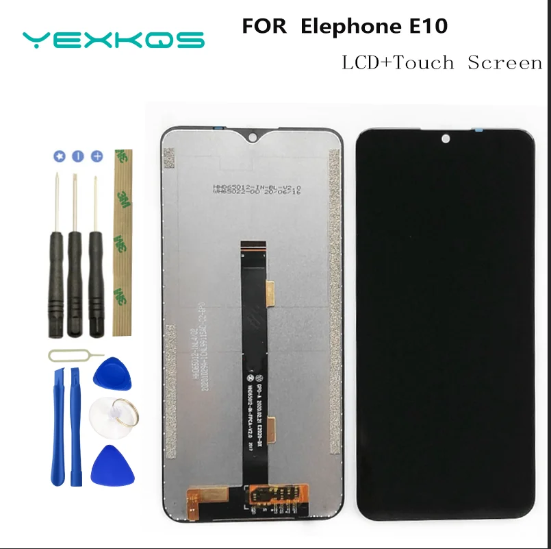 

New 6.5"For Elephone E10 pro LCD Display+Touch Screen 100%Original Tested LCD Digitizer Glass Panel Replacement For Elephone E10