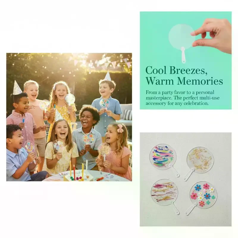 50PCS 5cm Mini Transparent Bla - Art Craft For Toddlers ulasan dan harga