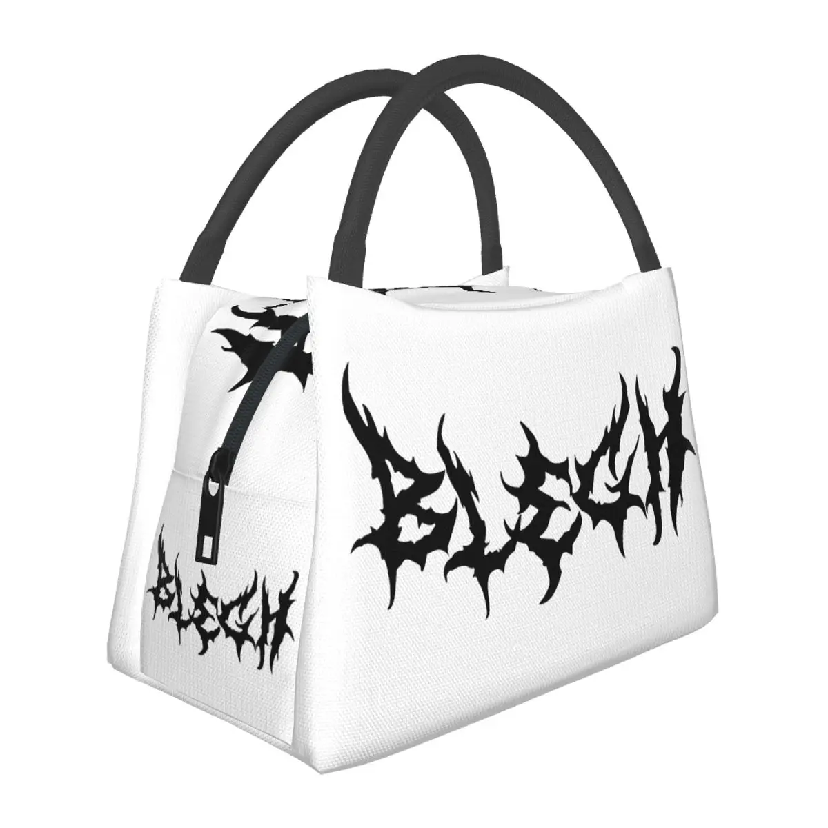 

Blegh Heavy Metal Metalcore Deathcore Insulated Lunch Bag Storage Food Boxes Portable Container Cooler Thermal Lunch Box Tote