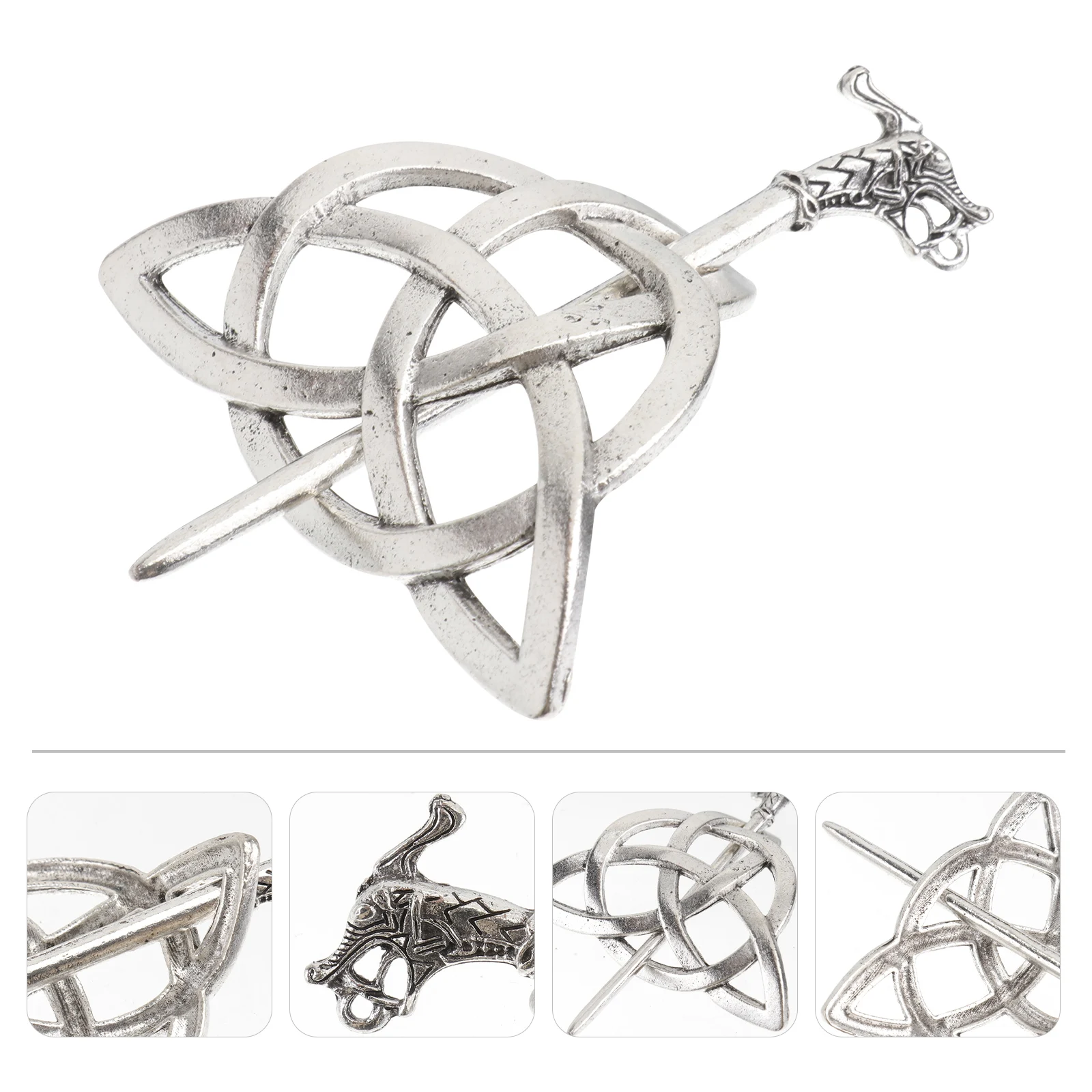 

Elegant Vintage Hairpin Ladies Accessories Durable Metal Material Perfect for Parties Daily Wear Retro Hair Stick Clips Hair