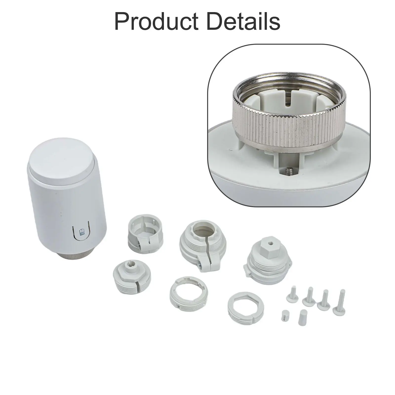 Radiator Thermostat Valve for Tuya For Zigbee System with Voice Activation and Remote Control through TuyaSmart App