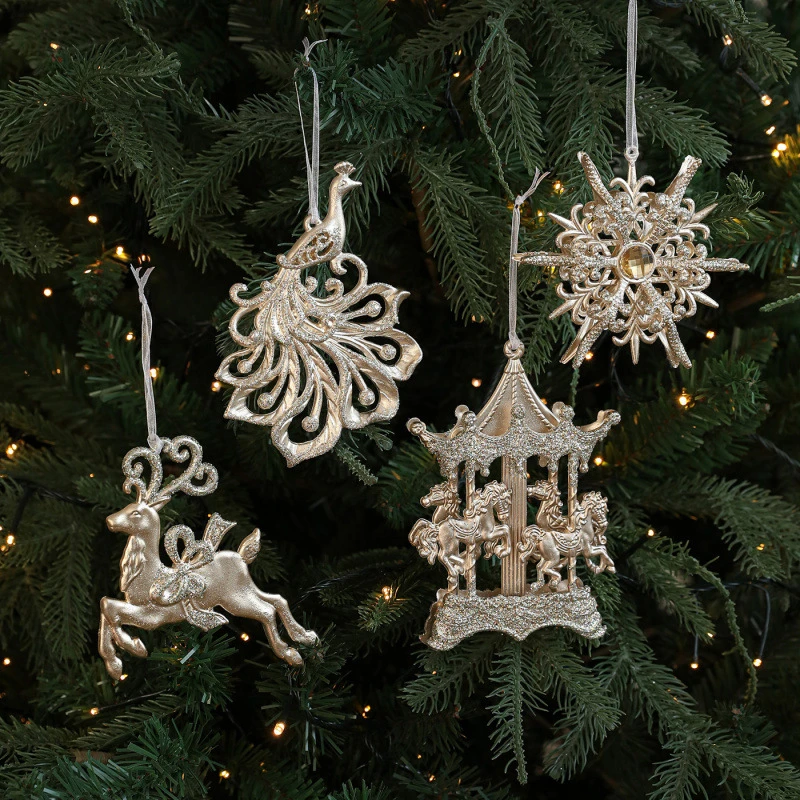 Exquisite Christmas Ornaments Angel Elk DIY Christmas Tree Pendant Christmas Tree Hanging Ornaments Christmas Tree Decorations