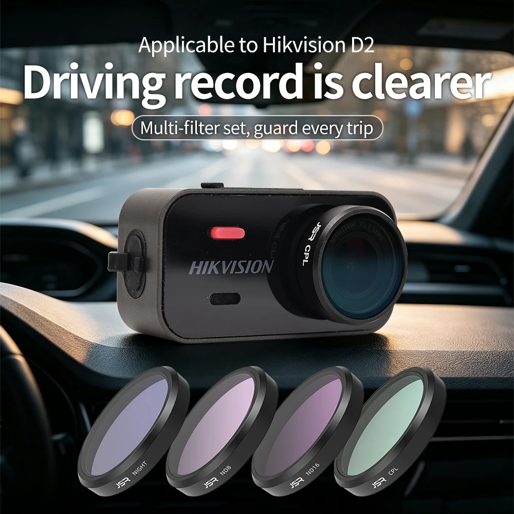Suitable for Hikvision D2 Filter, CPL Polarizing Mirror, ND Dimming Mirror, Anti Reflective Driving Recorder Accessories