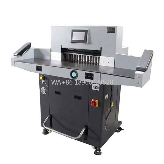QK-H720RT Hydraulic Automatic Digital Paper Cutter With Side Table and air Ball