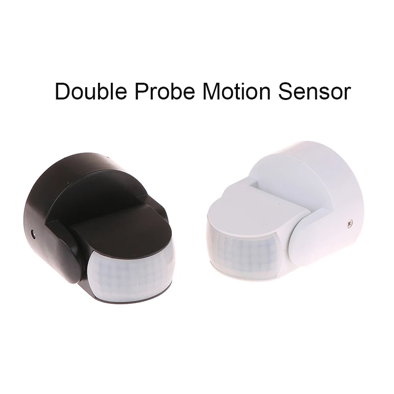 Double Probe Motion Sensor AC 220V-240V PIR Motion Detector Automatic 180 ° Switch Light Outdoor Infrared Sensor IP65 Waterproof