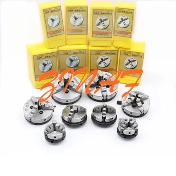 Sanou K01-50 Drehfutter drei/vier Backen, M14 * 1 für K01 50 63 K02-50 K02-63 Mini DIY Metall Holz Drehmaschine Werkzeuge Pleuel