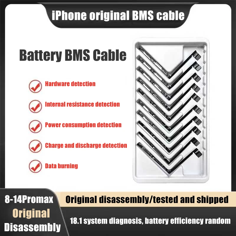 High quality battery for iPhone 8 Plus X Xs Max Xr 11 12 13 14Pro plus BMS cable welding battery cell enter 18.1diagnostics mode