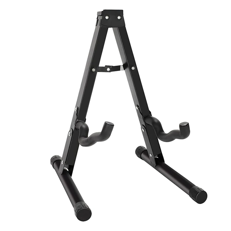 

1 PCS Folding Folk Guitar Stand Wooden A-Type Vertical Floor Electric Guitar Stand