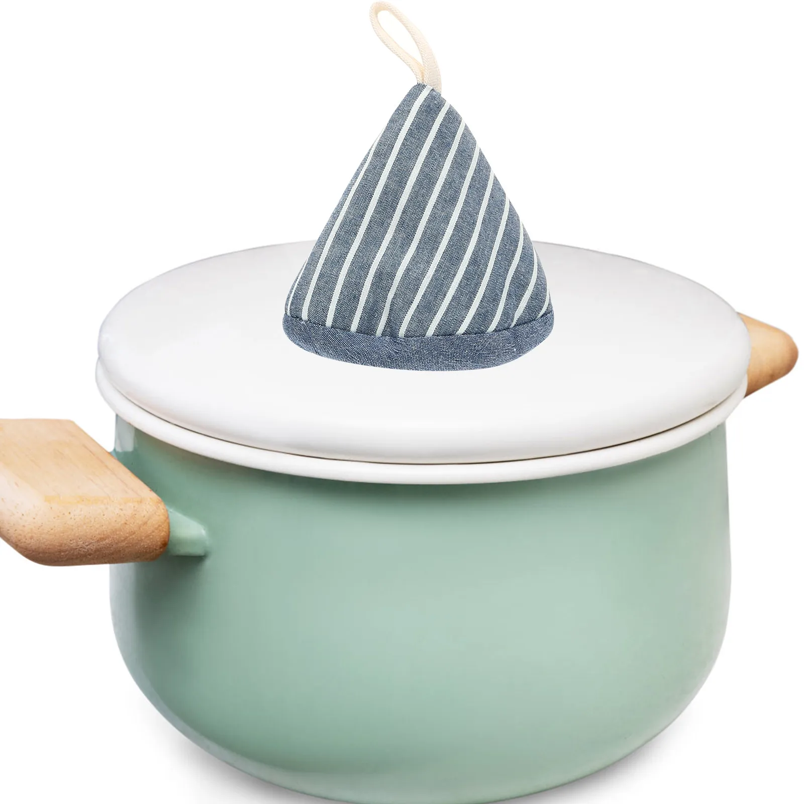 

Набор из 4 термостойких накладок для ручек кастрюль и треугольных захватов для крышек, защита от ожогов, кухонные принадлежности