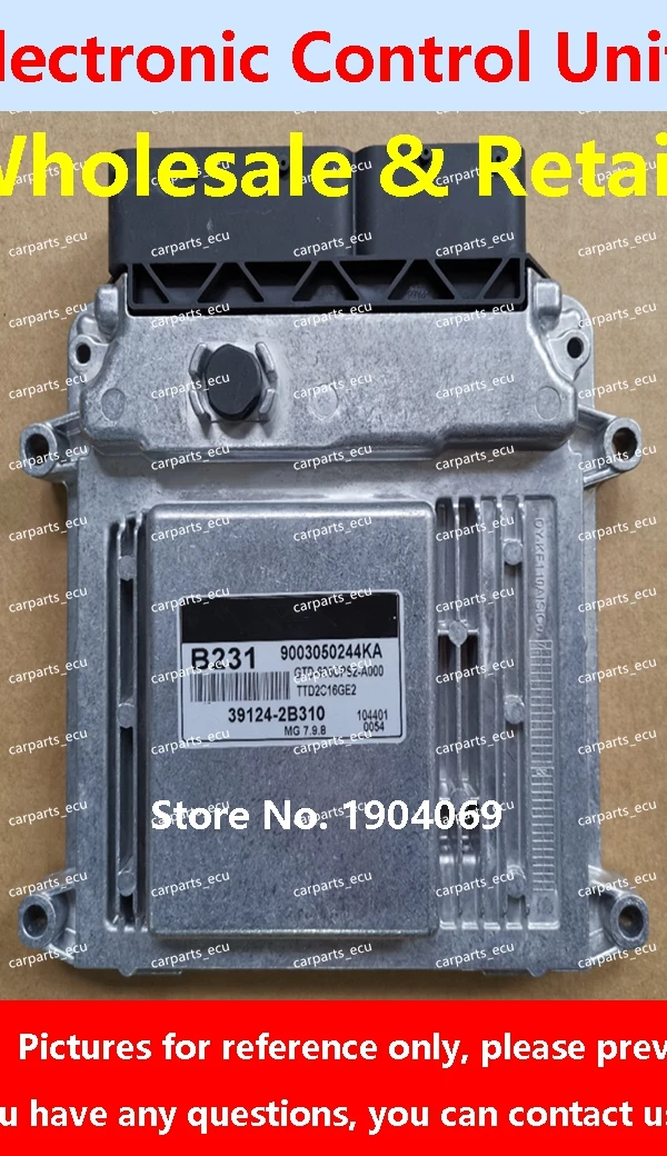 

39123-2B520 0331 ЭБУ для Hyundai KIA Cerato Accent Fcrte I20 I30 I10 picanto Компьютерная плата двигателя автомобиля/MG7.9.8 39124-2B310 B231