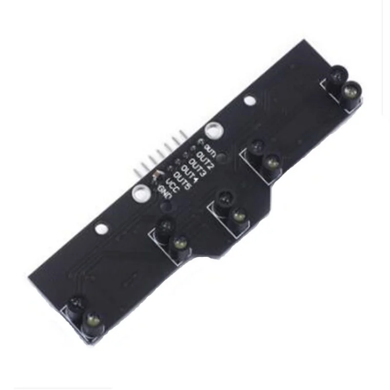 5Digital Tracking Sensor Five-Way Gray Line Inspection Module Photoelectric Line Finding Color Recognition XD