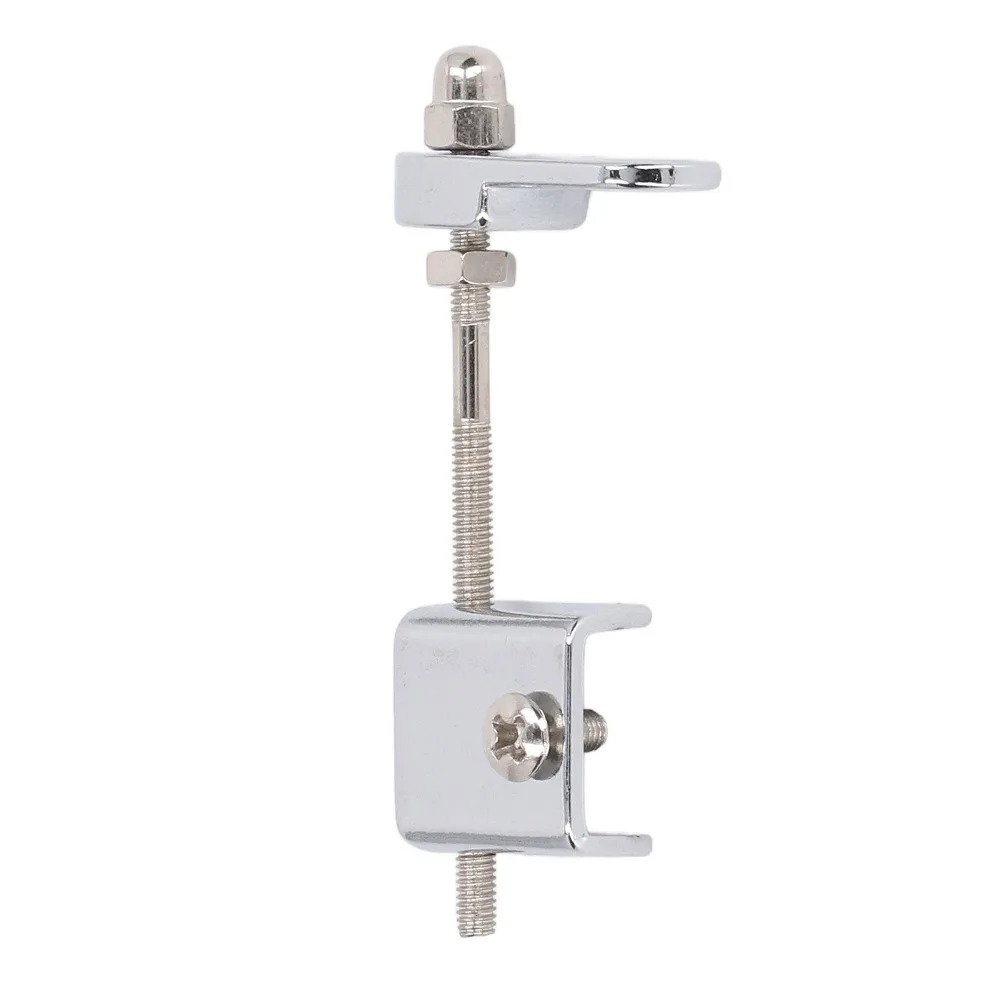 Metal Material Mandolin Pickguard Mounting Bracket With Screw Silver Pickguard Mounting Bracket Metal Mandolin Pickguard Bracket