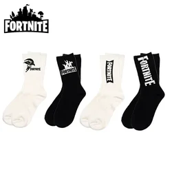 Chaussettes en coton Fortnite pour enfants, personnages de dessins animés, cosplay, automne, hiver, étudiants