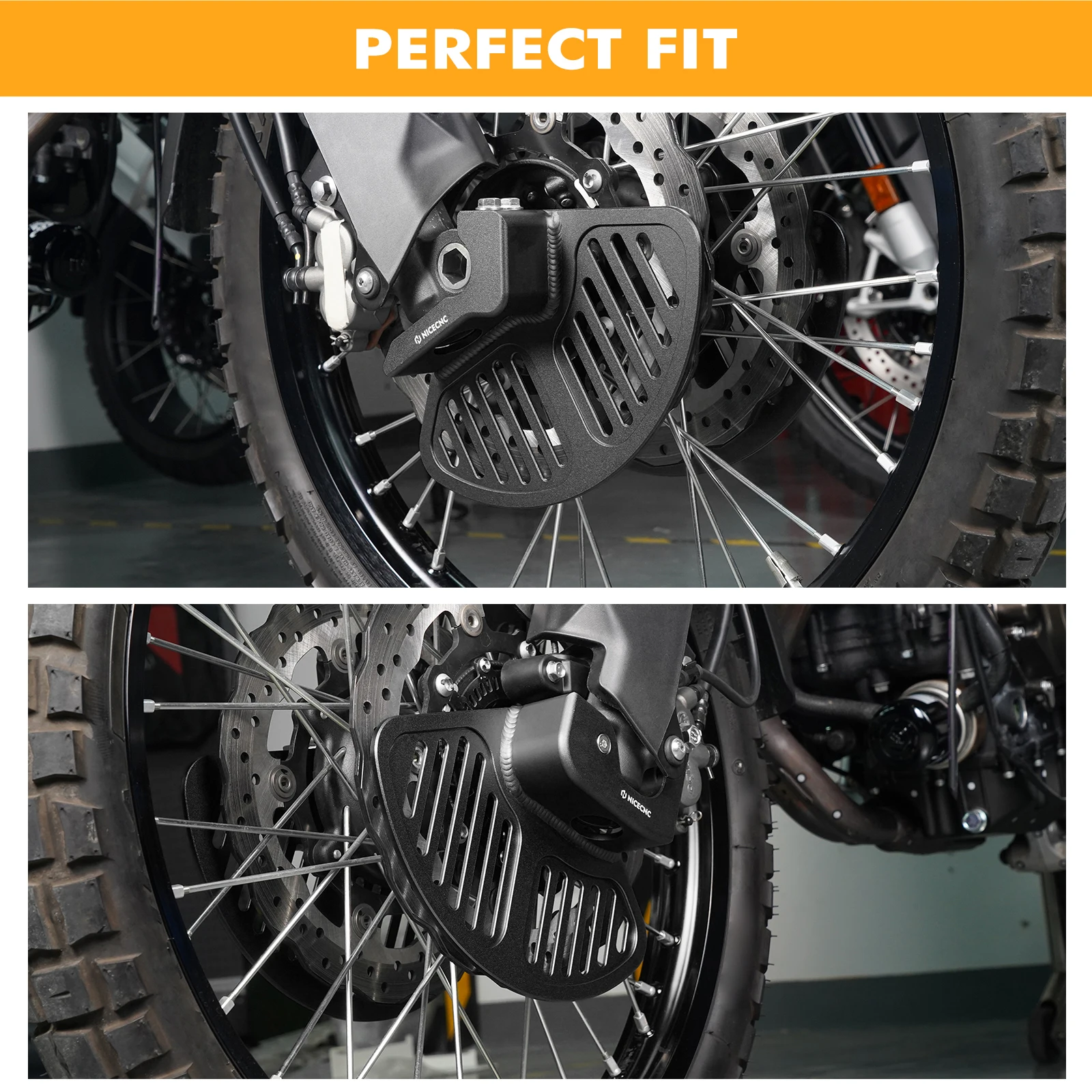 NICECNC For Yamaha Tenere 700 2019-2024 Front Rear Brake Disc Guard Protector XTZ700 T700 Tenere 700 Accessories