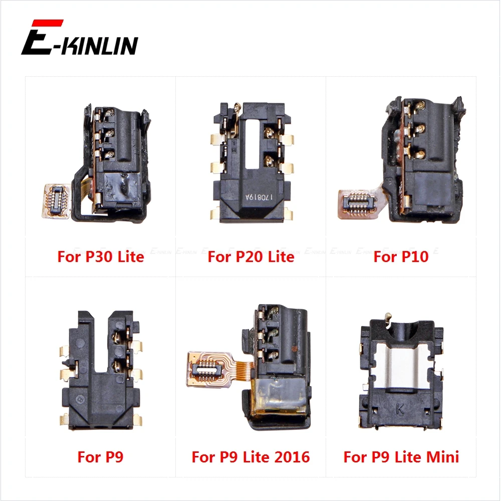 Ear Earphone Jack Audio Flex For HuaWei P30 P20 P10 P9 Lite Mini 2016 Headphone Port Connector Repair Parts