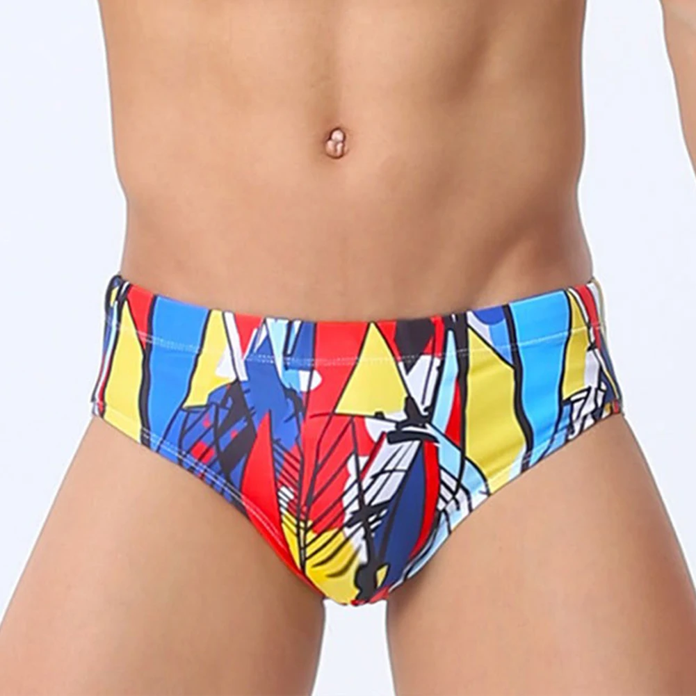 Men Swim Briefs Swimwear Board Surfing Beach Shorts Swimsuit With Cup Sexy Beach Vacation Quick-drying Trunks Graffiti Underwear 3d drawing pen 3d printing pen with lcd display graffiti 3d filament gift for crafts lovers graffiti inspire creativity blue