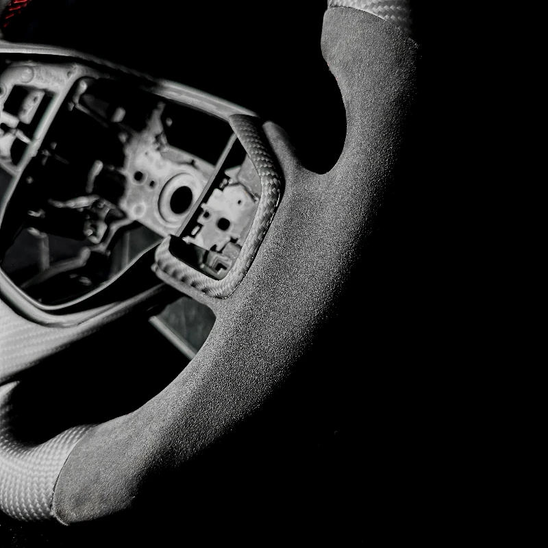 Matte carbon fiber steering wheel used for the US version of the 10th generation Honda Civic 5th generation CR-V