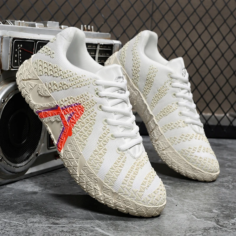 

Men's Basketball Shoes Breathable Cushioning Non-Slip Wearable Runing Shoes Gym Training Athletic Basketball Sneakers for Women