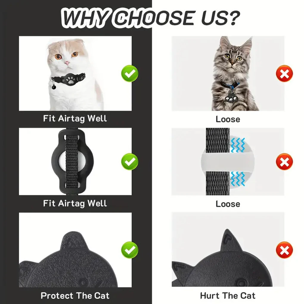 Cat Collar With Trackers Waterproof Dual-system Support For Kitties And Dogs Out Easy To Cat Gps Trackers Collar