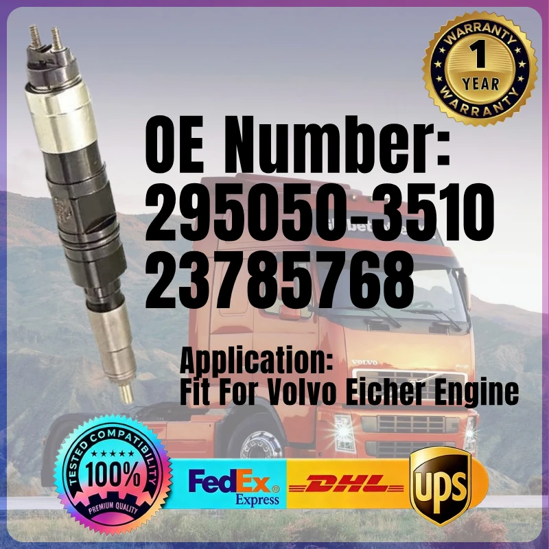 Kraftstoffeinspritzdüse 295050-3510 23785768 für Volvo Eicher Motor