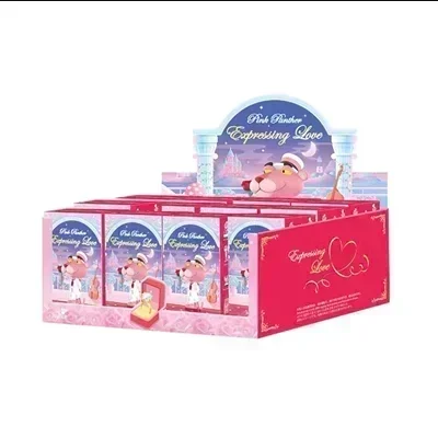 

POP MART Pink Panther Confession Series Mystery Box - Cute Anime Figure Ornaments Blind Guess Bag Doll Toy Gift