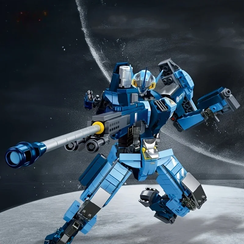 

752pcs Snow Realm Phantom Building Block Toys, DIY Robot Toys, Christmas Gift, No Box