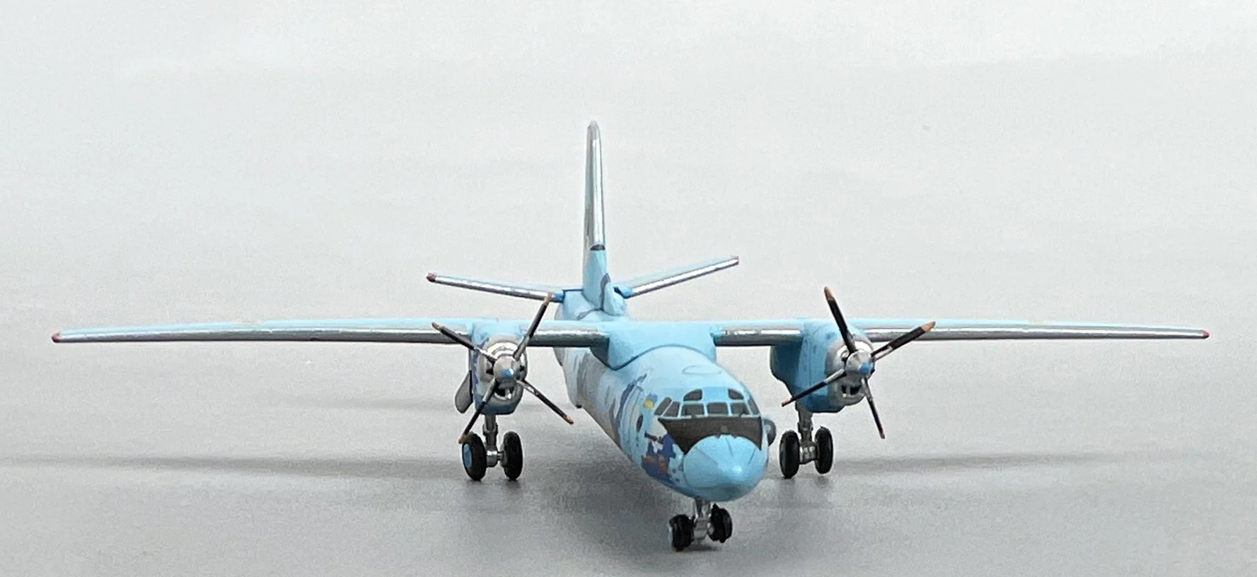 1/400 JCW LH4327 Ukrainian Air Force An-26 transport aircraft model  Alloy finished product collection model