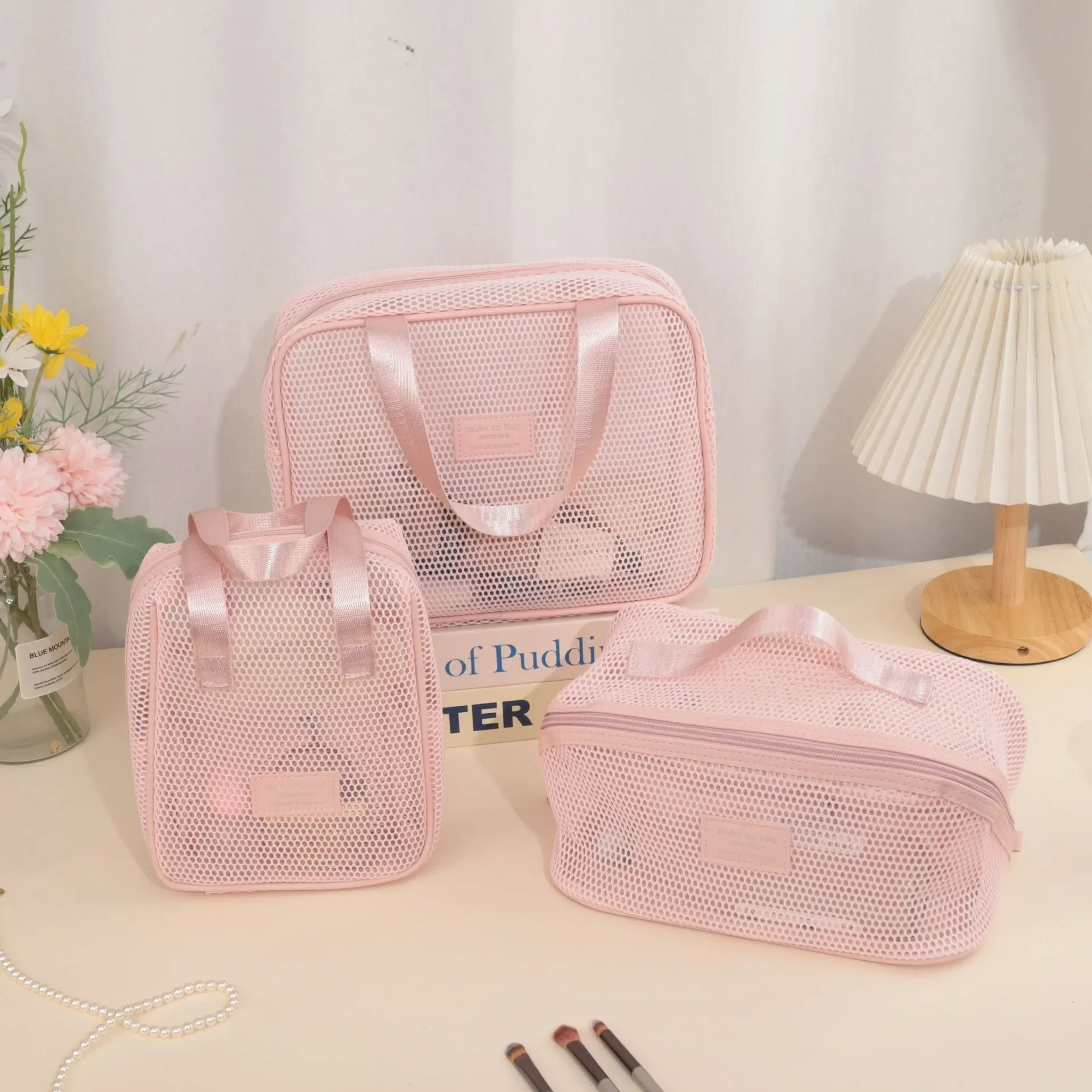 Makeup Organizer Large Capacity Travel Cosmetic and Toiletries Storage Bag Cosmetic Bag, Organizer Bag for Travel