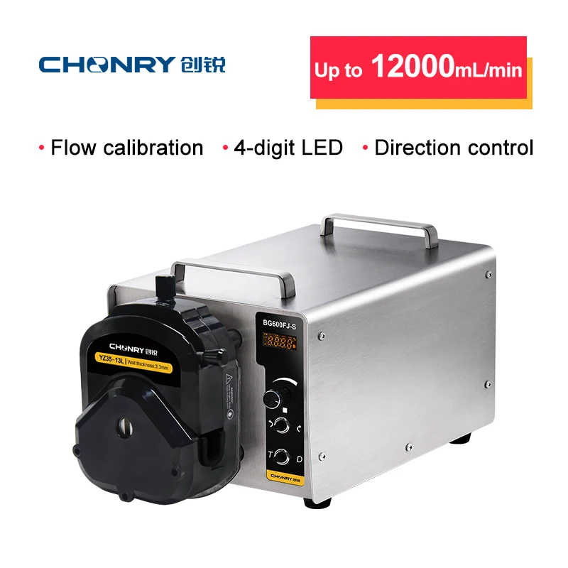 Sauce Liquid Dispensing Servo Motor Dosing Peristaltic Pump for Industrial BG600FJ-S