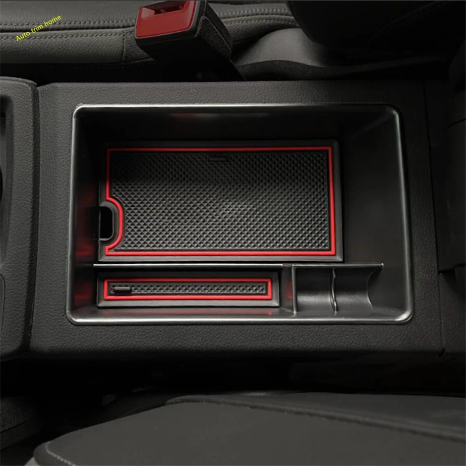 

Central Control Armrest Storage Box Console Arm Rest Tray Pallet Container Cover Fit For Audi Q3 F3 2019 - 2024 Car Accessories