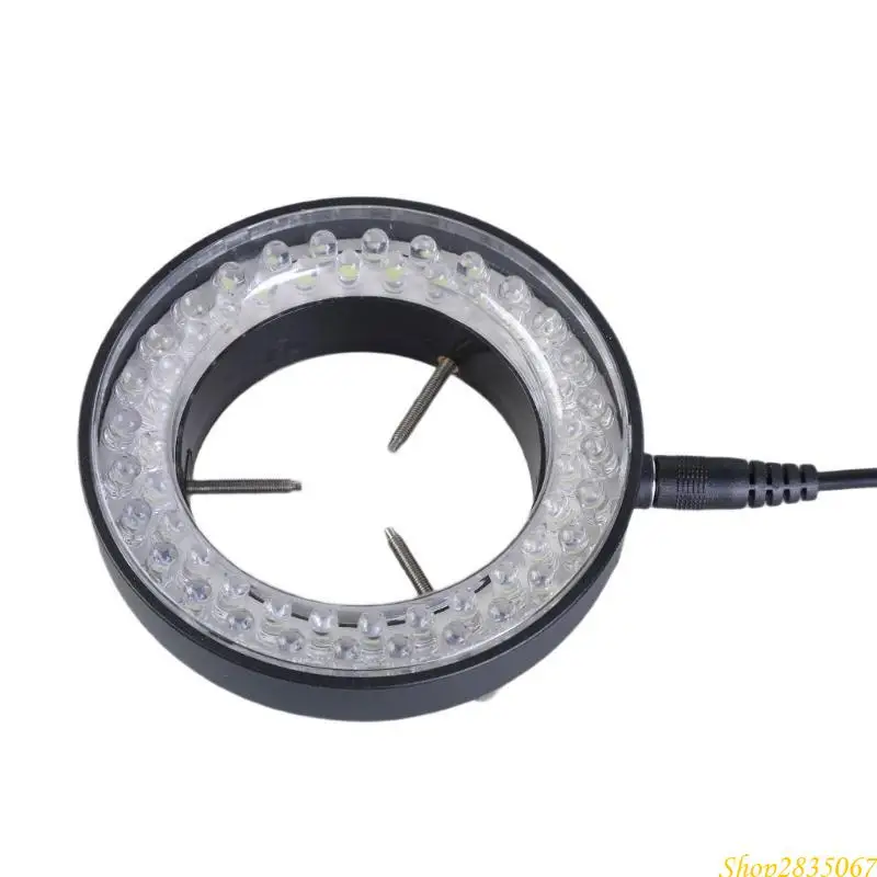 حلقات LED المحترفة في المجهر مع 60 مصابيح LED سطوع قابل للتعديل لاستخدام المختبر والملاحظات البيولوجية 831F #4