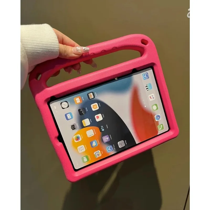 غطاء لوحي Pop EVA لجهاز iPad الجديد 11th Gen A16 10th 9 8 7 Th 10.2 Pro 11 Air 11 13 M3 2025 Mini 7 6 5 4 3 حامل مقاوم للصدمات للأطفال #4