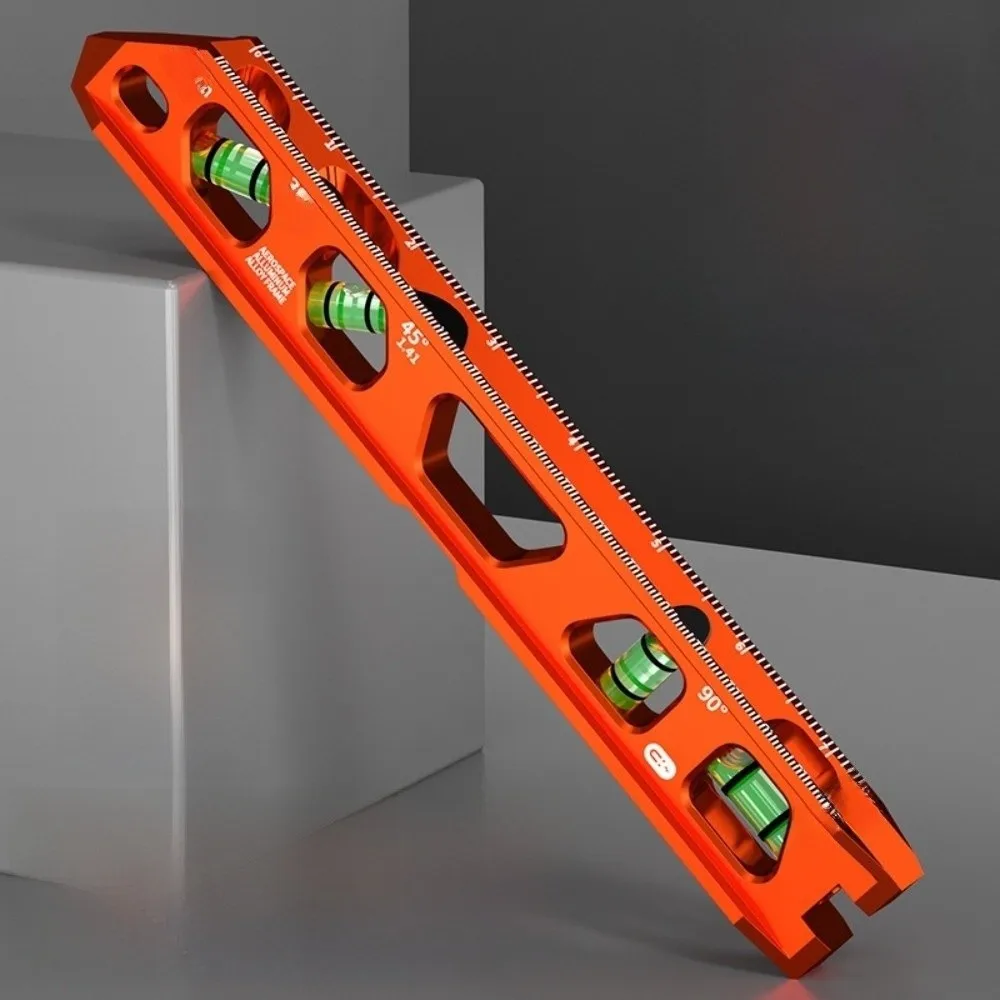 Heavy Duty Magnetic Pipeline Level Multi-Function Professional Magnetic Box Level with Scale with Clamp Bubble Level Ruler