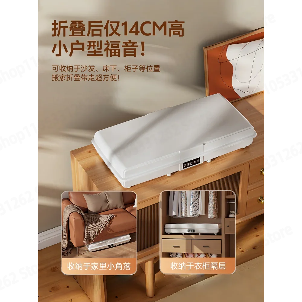 Foldable Clothes Dryer with Sterilization, Large Capacity Drying Machine 220V/110V for Home Use