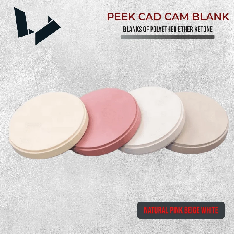 Composite Dental PEEK Disc Implant System For CADCAM Frameworks (98mm)