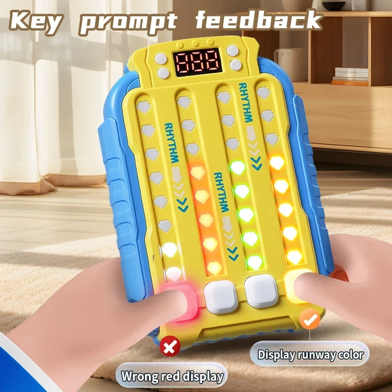 

Decompression Handheld Game Internet Celebrity Rhythm Master Console Children's Puzzle Game Fingertips Educational Toy